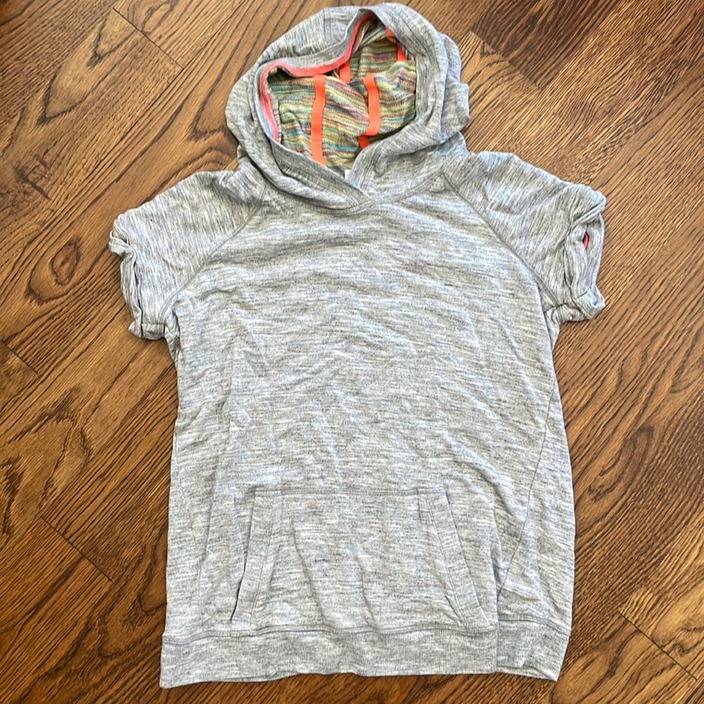 Athleta girl short sleeved hoodie